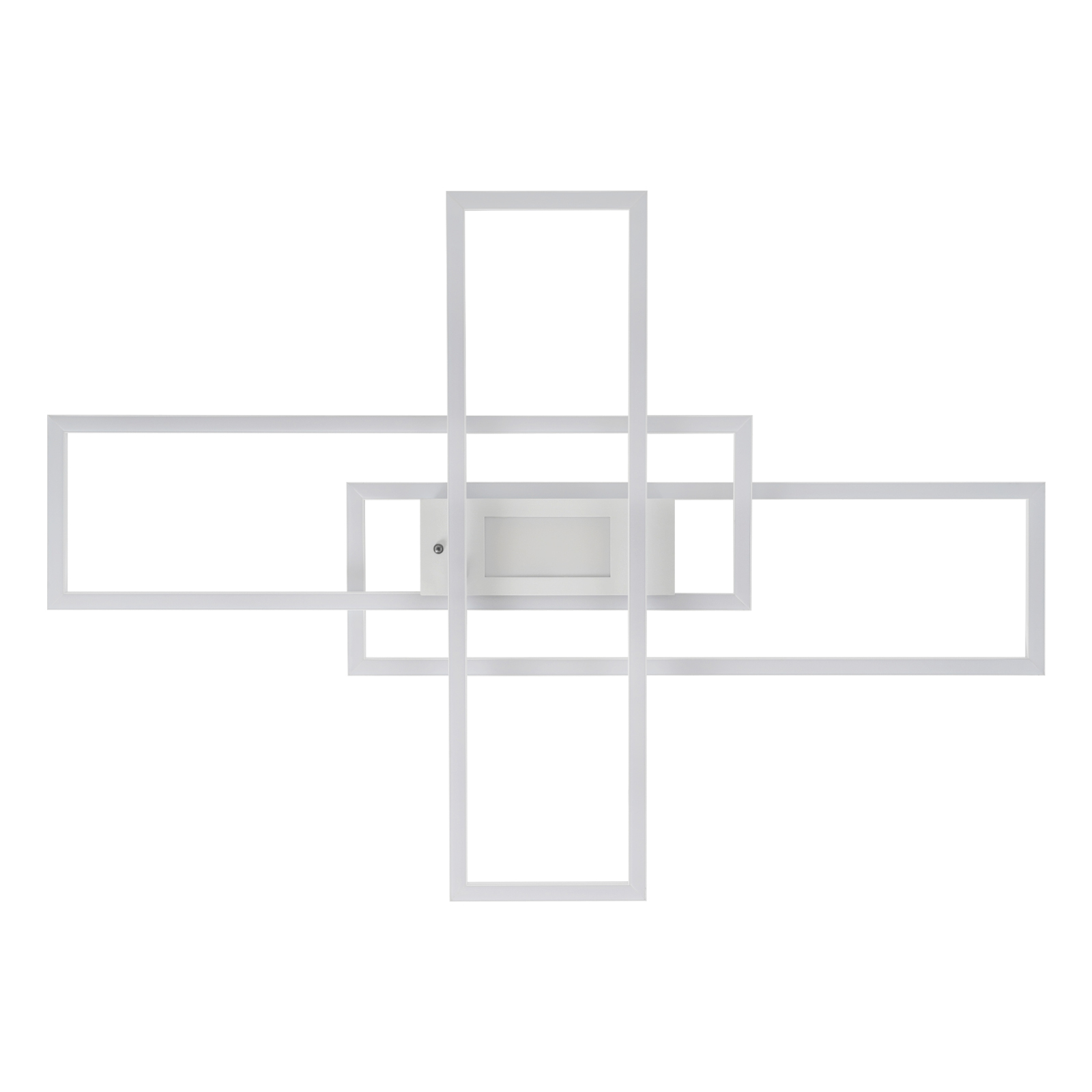 NETTLIFE LED-kattovalaisin, olohuoneeseen, himmennettävä, lamppu, 50W, moderni, muotoiluKaukosäädin, metalli, ruokailuhuoneKeittiö, makuuhuone