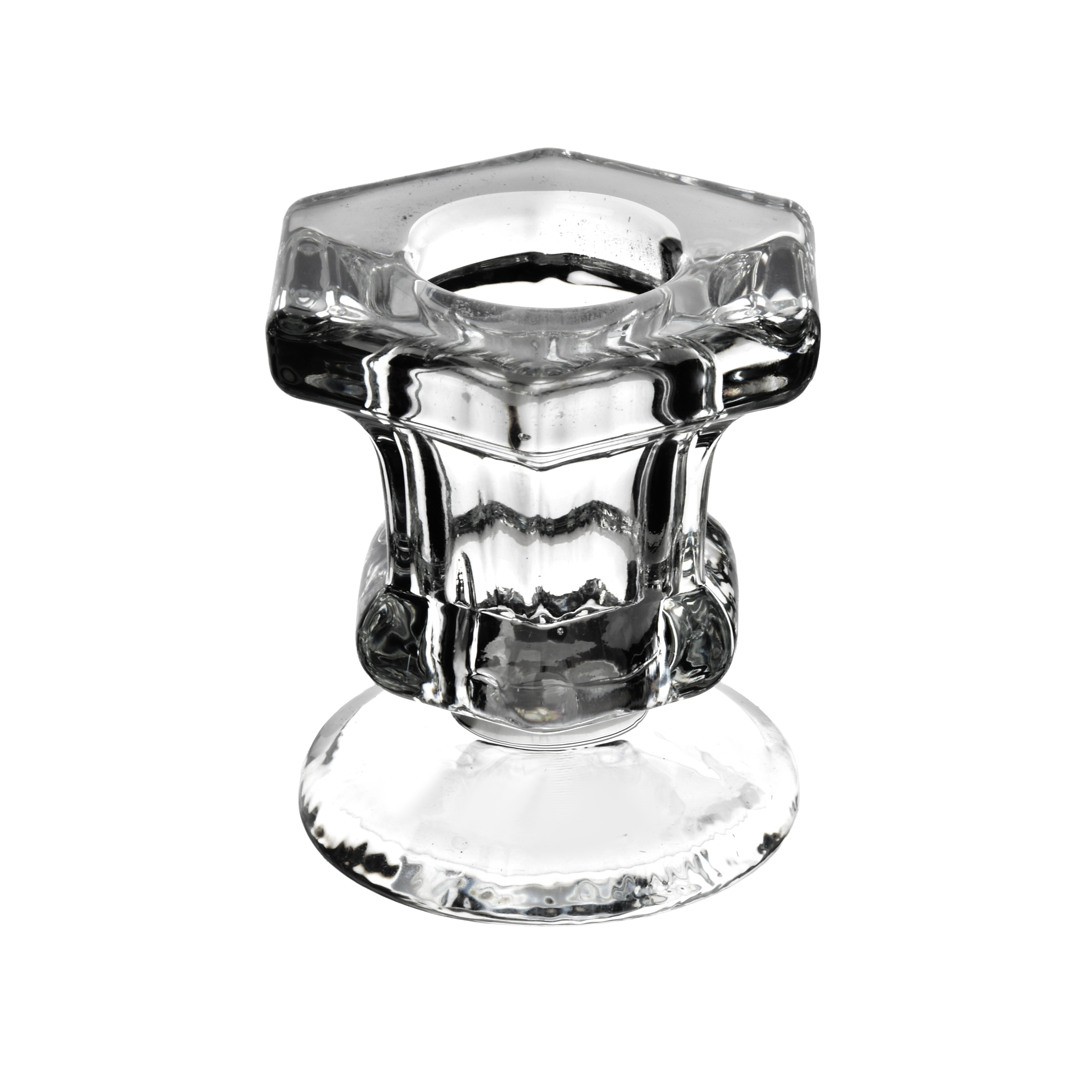 kynttilänjalka lasi Patricia Patricia 6x6x6 läpinäkyvä 1pc