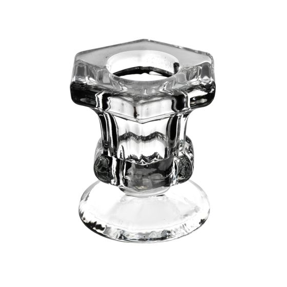 kynttilänjalka lasi Patricia Patricia 6x6x6 läpinäkyvä 1pc