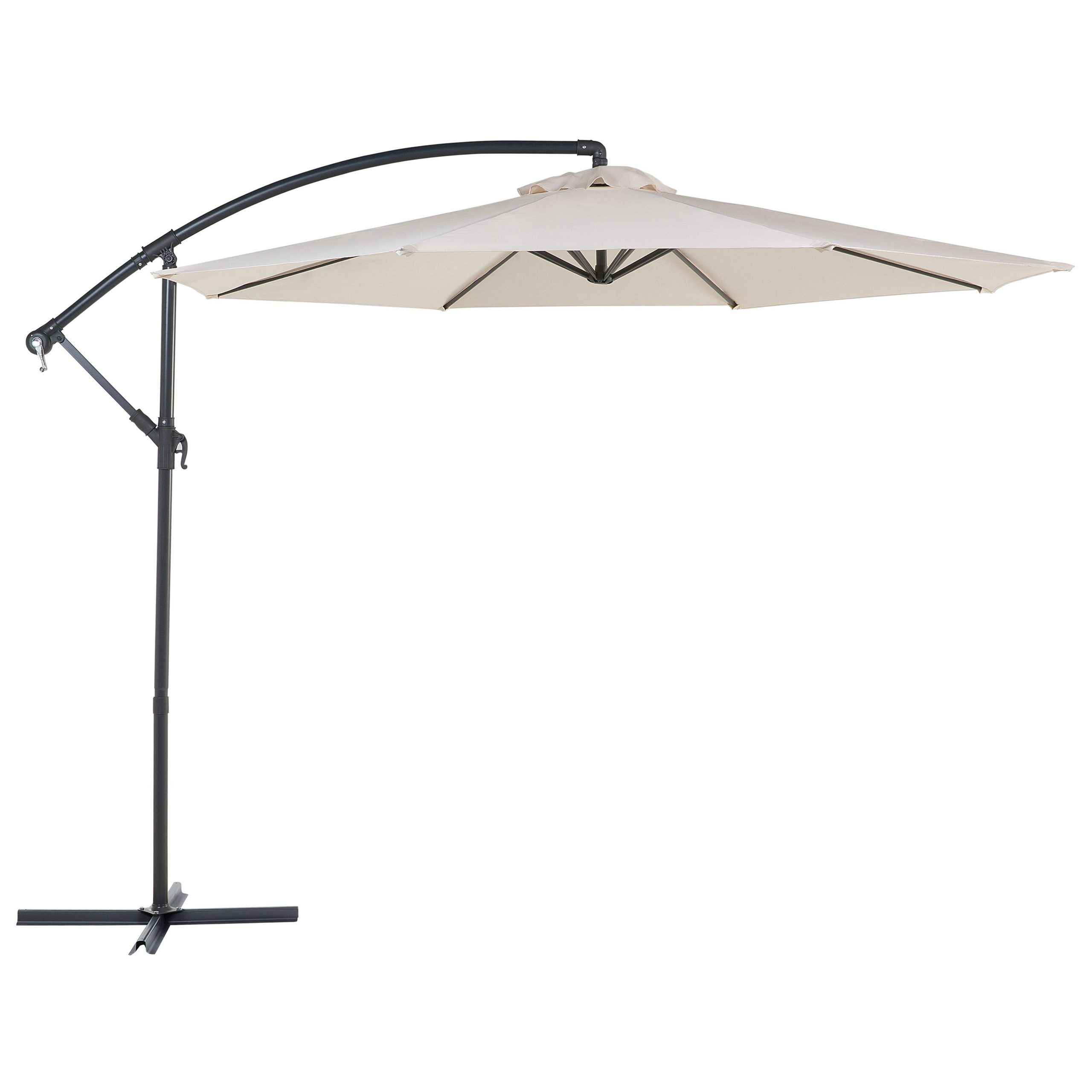 Riippuva aurinkovarjo 300 cm RAVENNA Vaaleanbeige