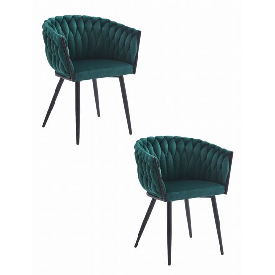 ORION-tuoli, vihreä sametti (2 kpl)