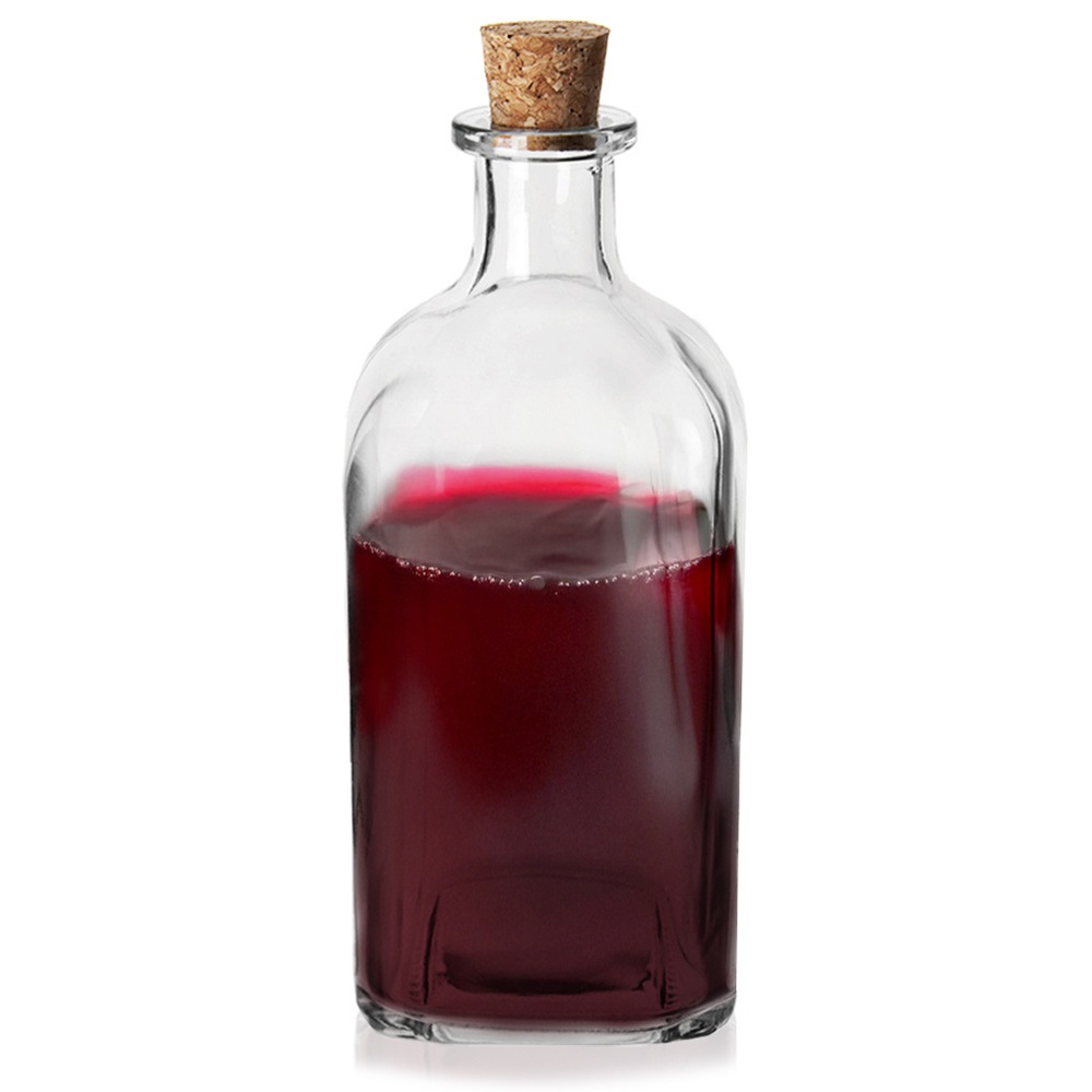 Lasipullo korkilla 530 ml