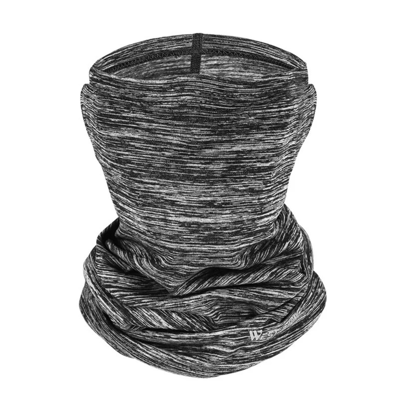 Talvihuppu Kylmä Huivi Pehmeä Harmaa Elastinen