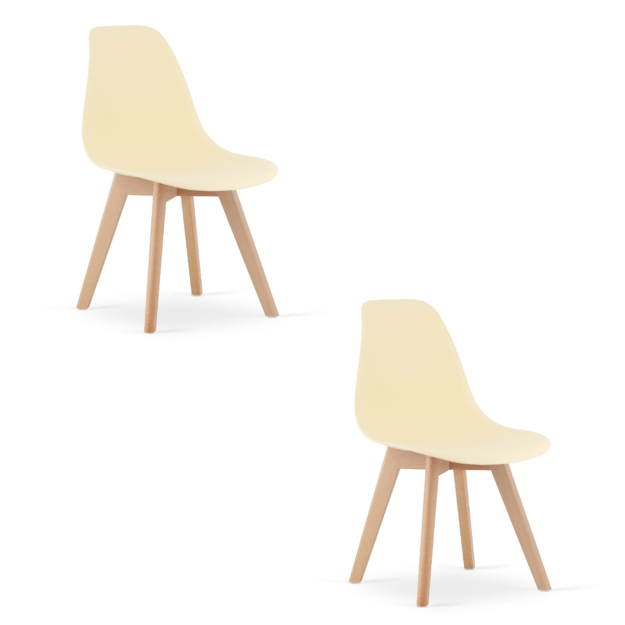 KITO-tuoli, kermanvalkoinen (2 kpl)