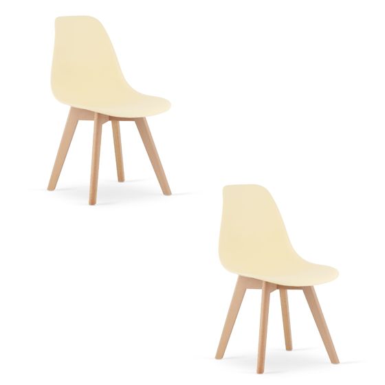 KITO-tuoli, kermanvalkoinen (2 kpl)