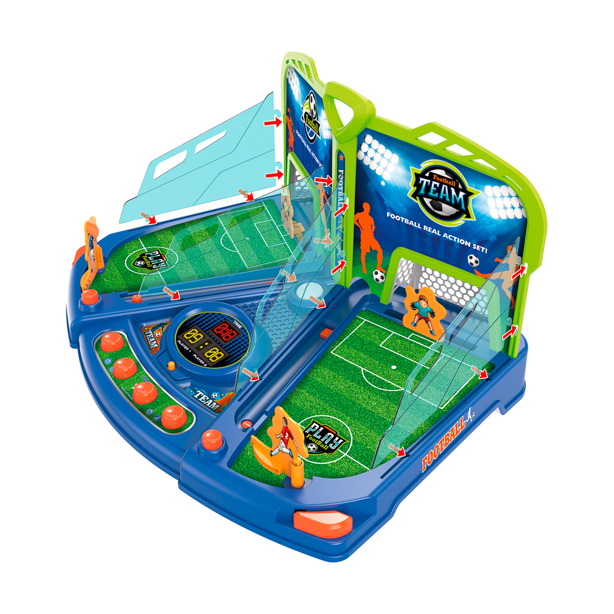 Pöytäjalkapallopeli SHOT SOCCER Rebel