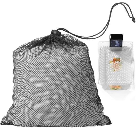 Sous-vide-kypsennyspallot, halkaisija 20 mm, 500 kpl:n sarja.