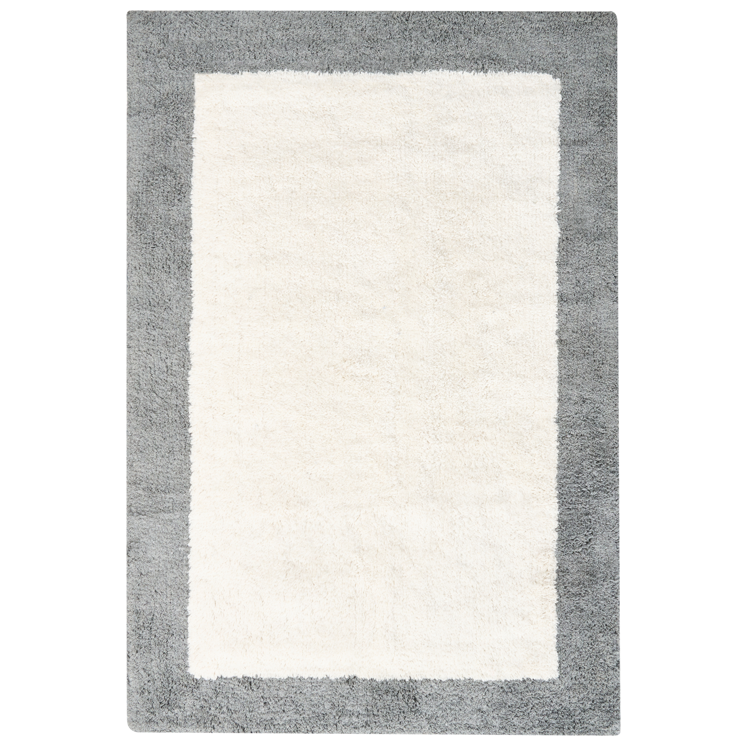 Kylpyhuonematto KABRI Harmaa/beige 60 x 90 cm Puuvilla