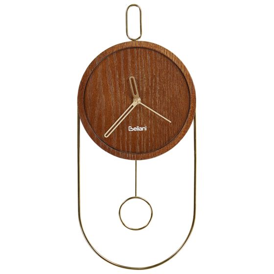 Seinäkello SIERRE 20 cm Tummanruskea