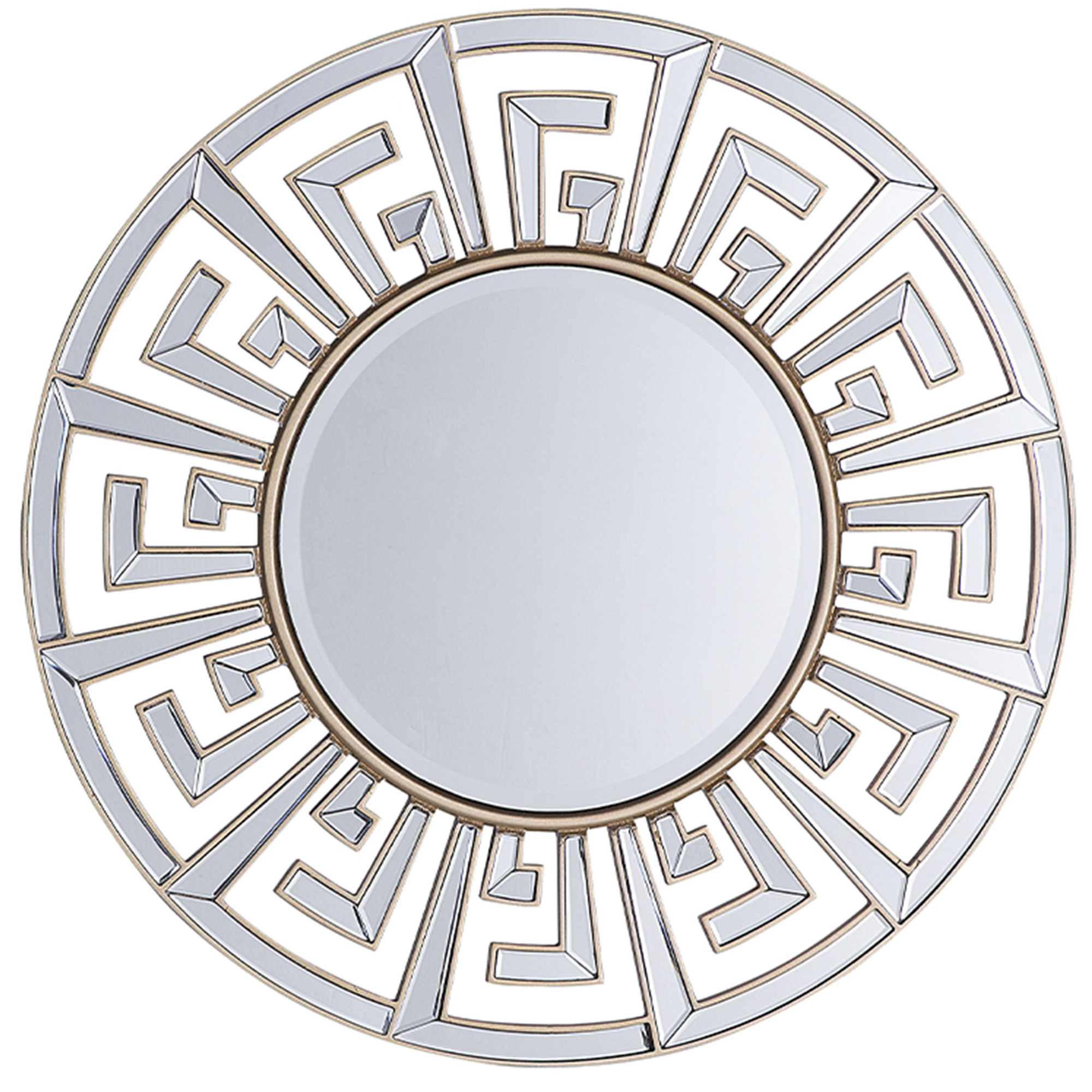 Seinäpeili FLERS 70 cm 70 cm metalli Kulta