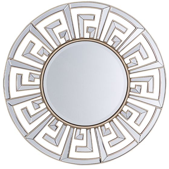 Seinäpeili FLERS 70 cm 70 cm metalli Kulta