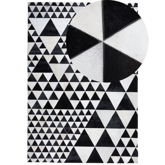 Matto ODEMIS Musta 140 x 200 cm nahka