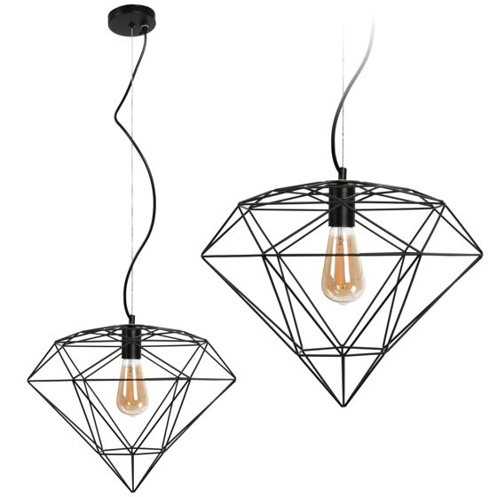 TOOLIGHT riippuvalaisin APP563-1CP Musta, 35x40x80cm