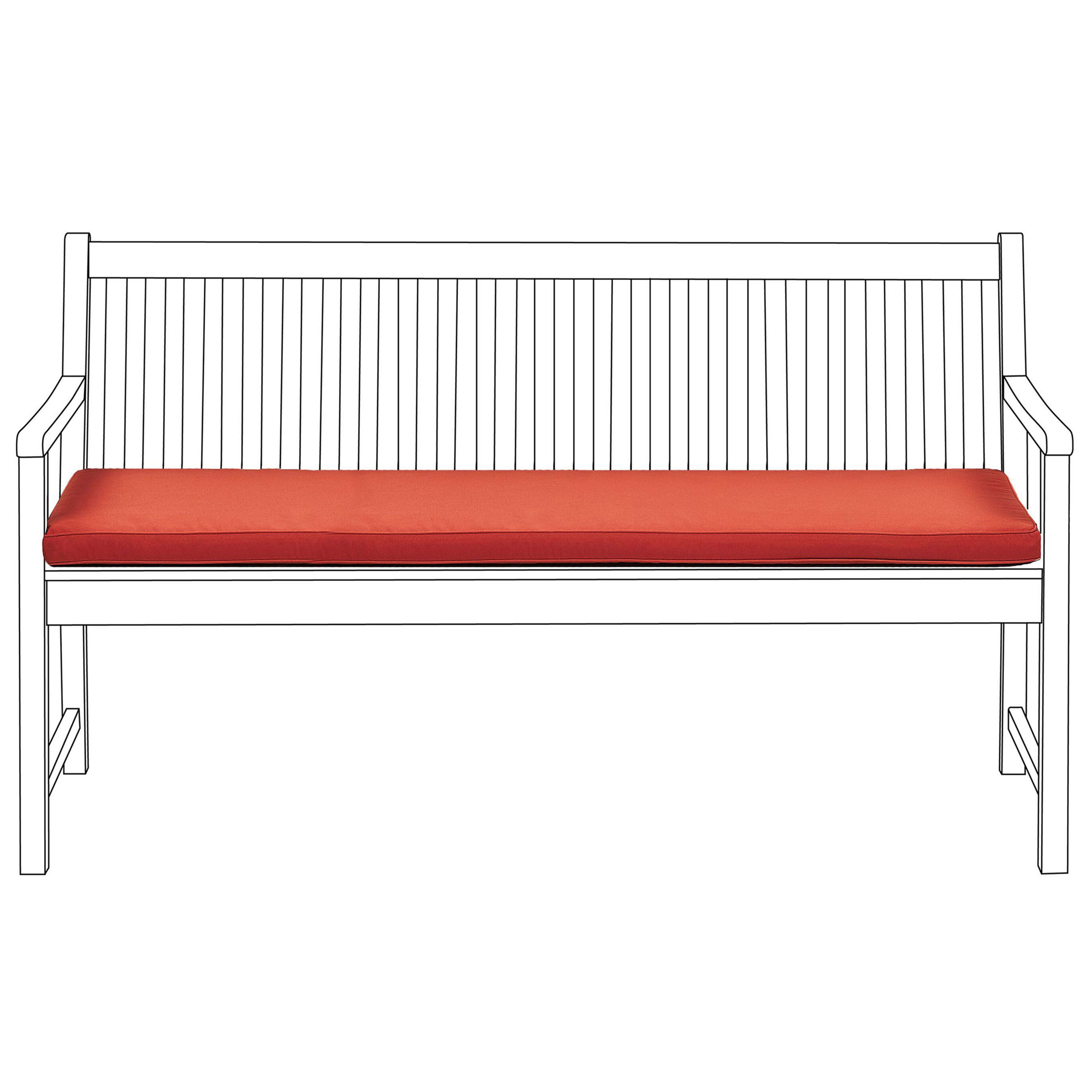Puutarhapenkin pehmuste VIVARA 152 x 54 cm Tummanpunainen