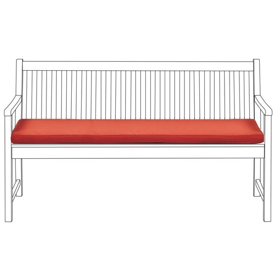 Puutarhapenkin pehmuste VIVARA 152 x 54 cm Tummanpunainen