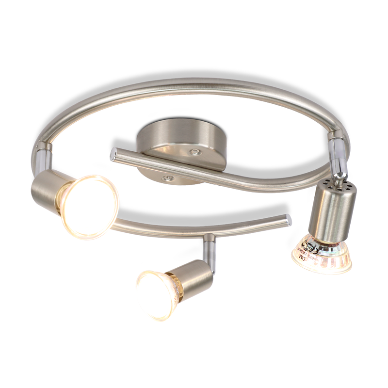 NETTLIFE säädettävä LED - kattospotti GU10 3 liekkiä säädettävä teollinen olohuoneen kattospottivalaisin