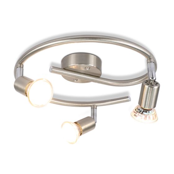 NETTLIFE säädettävä LED - kattospotti GU10 3 liekkiä säädettävä teollinen olohuoneen kattospottivalaisin