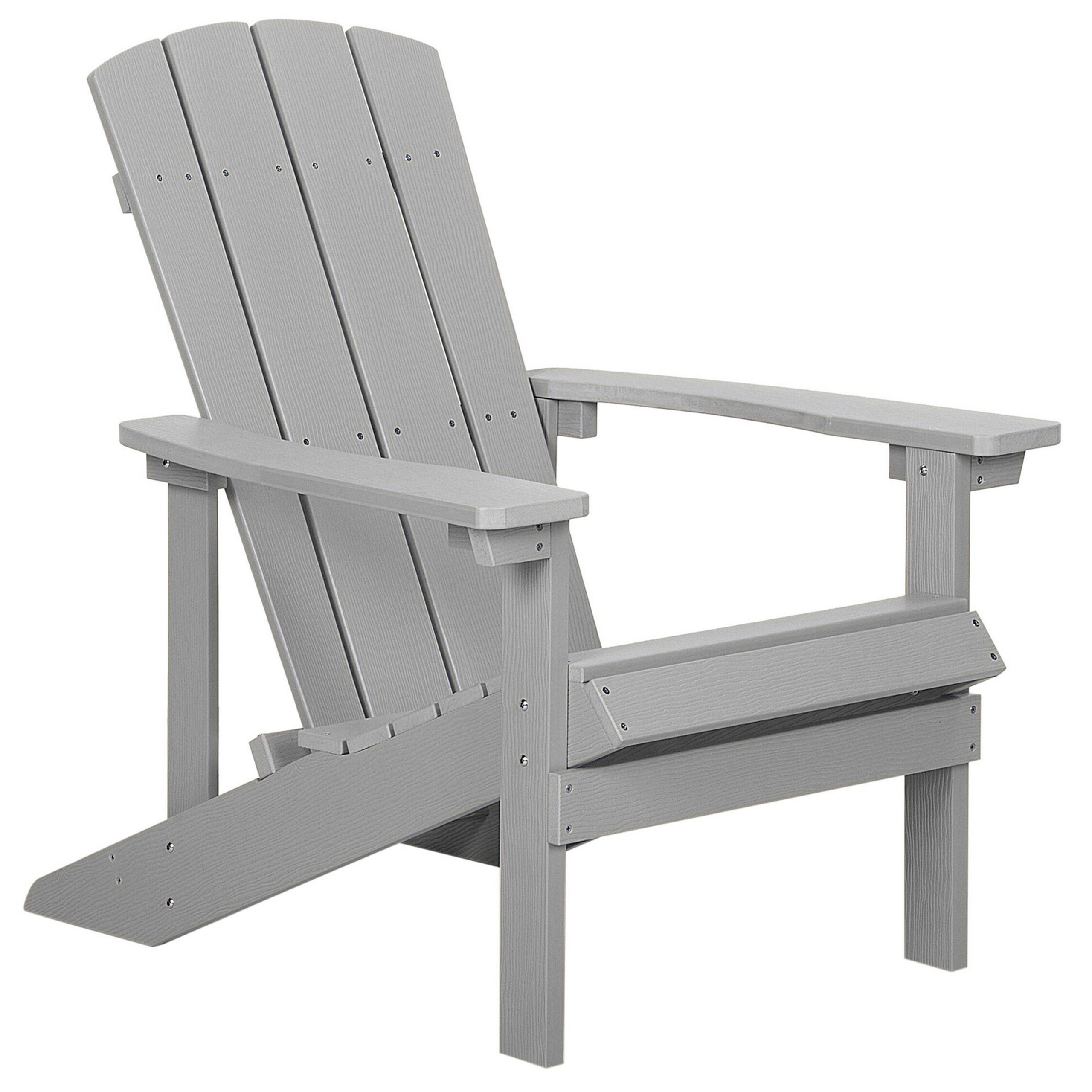 Puutarhatuoli ADIRONDACK Vaaleanharmaa