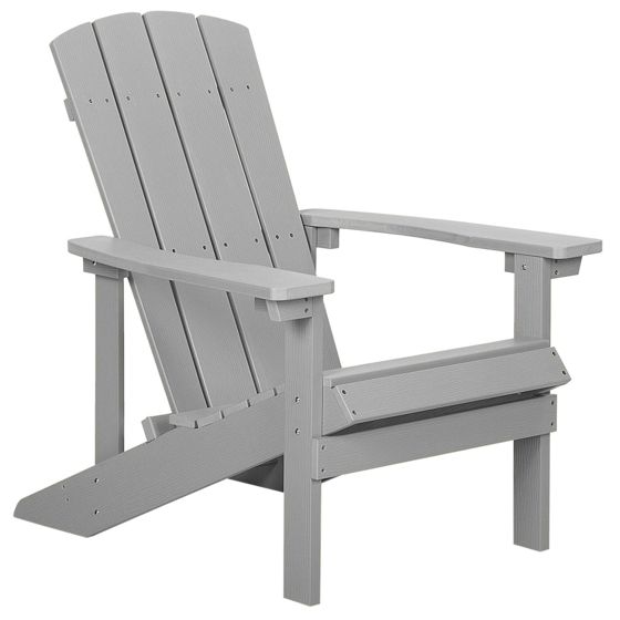 Puutarhatuoli ADIRONDACK Vaaleanharmaa
