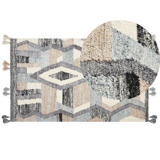 Matto AYGEZARD Monivärinen 80 x 150 cm villa Kelim-matto