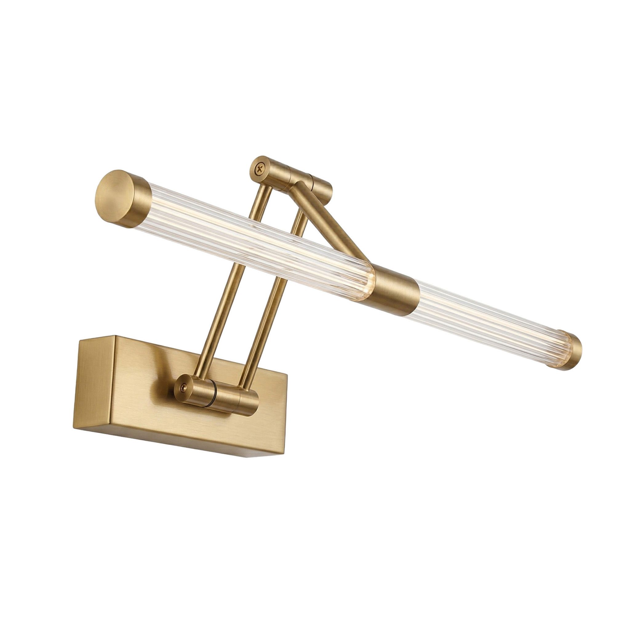 TOOLIGHT seinävalaisin APP1899-1W harjattu kulta, 40x8, 5x6cm