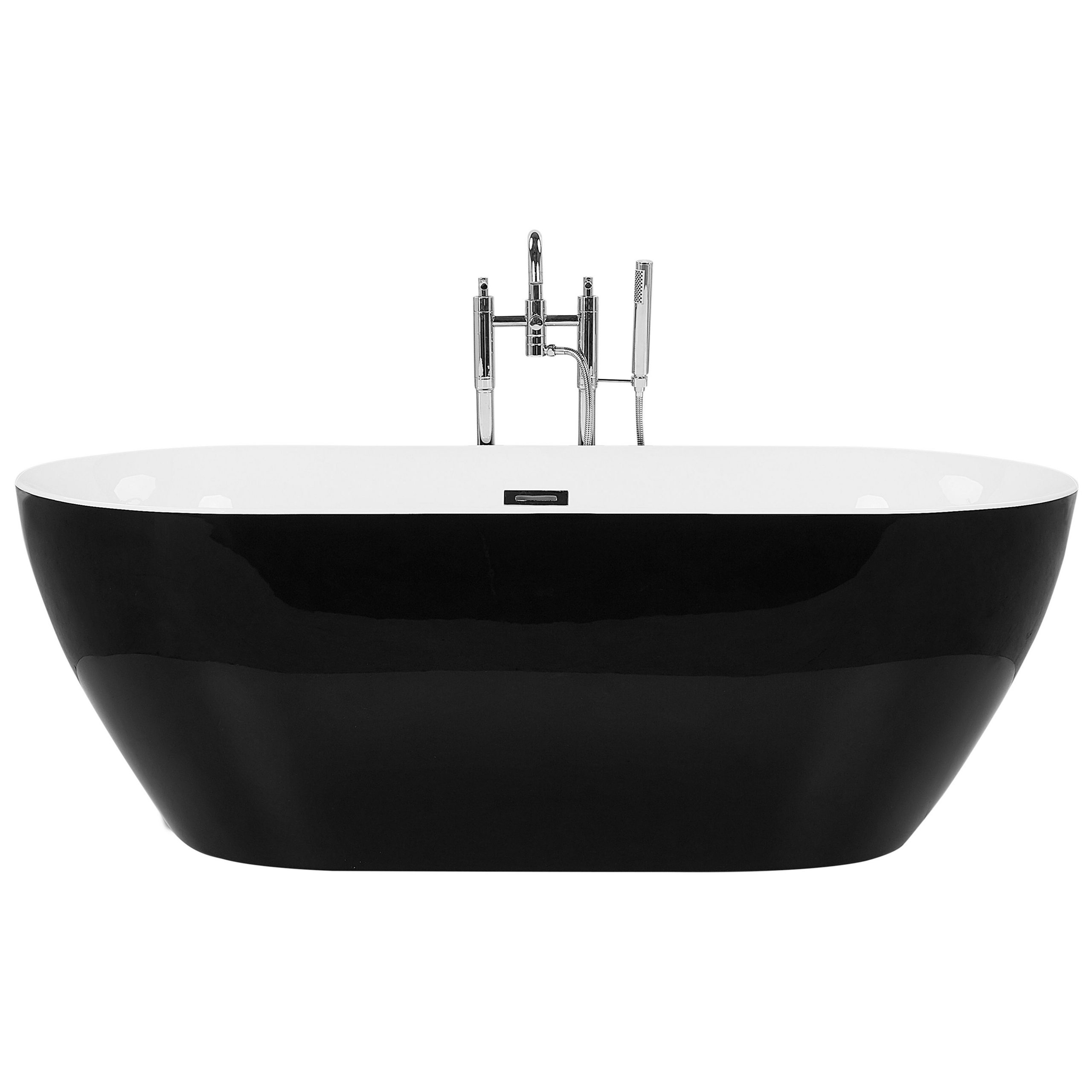Kylpyamme vapaasti seisova CARRERA 170 x 80 cm Musta