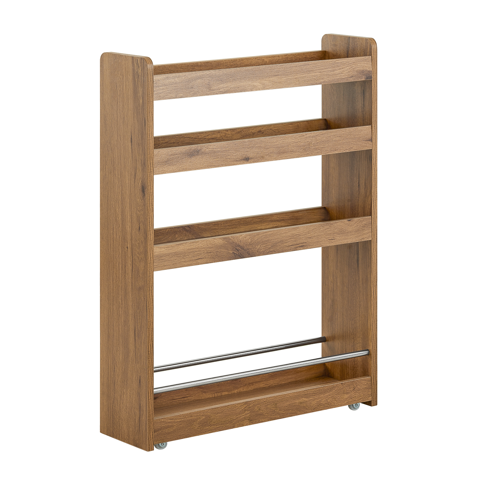 SoBuy Säilytyskaluste NSR01-PF pyörällinen, kestävä ja ekologinen