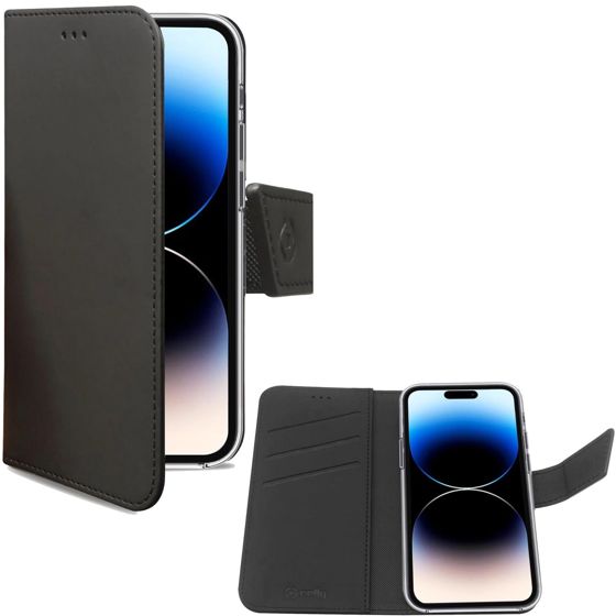 Lompakkokotelo iPhone 14 Pro musta