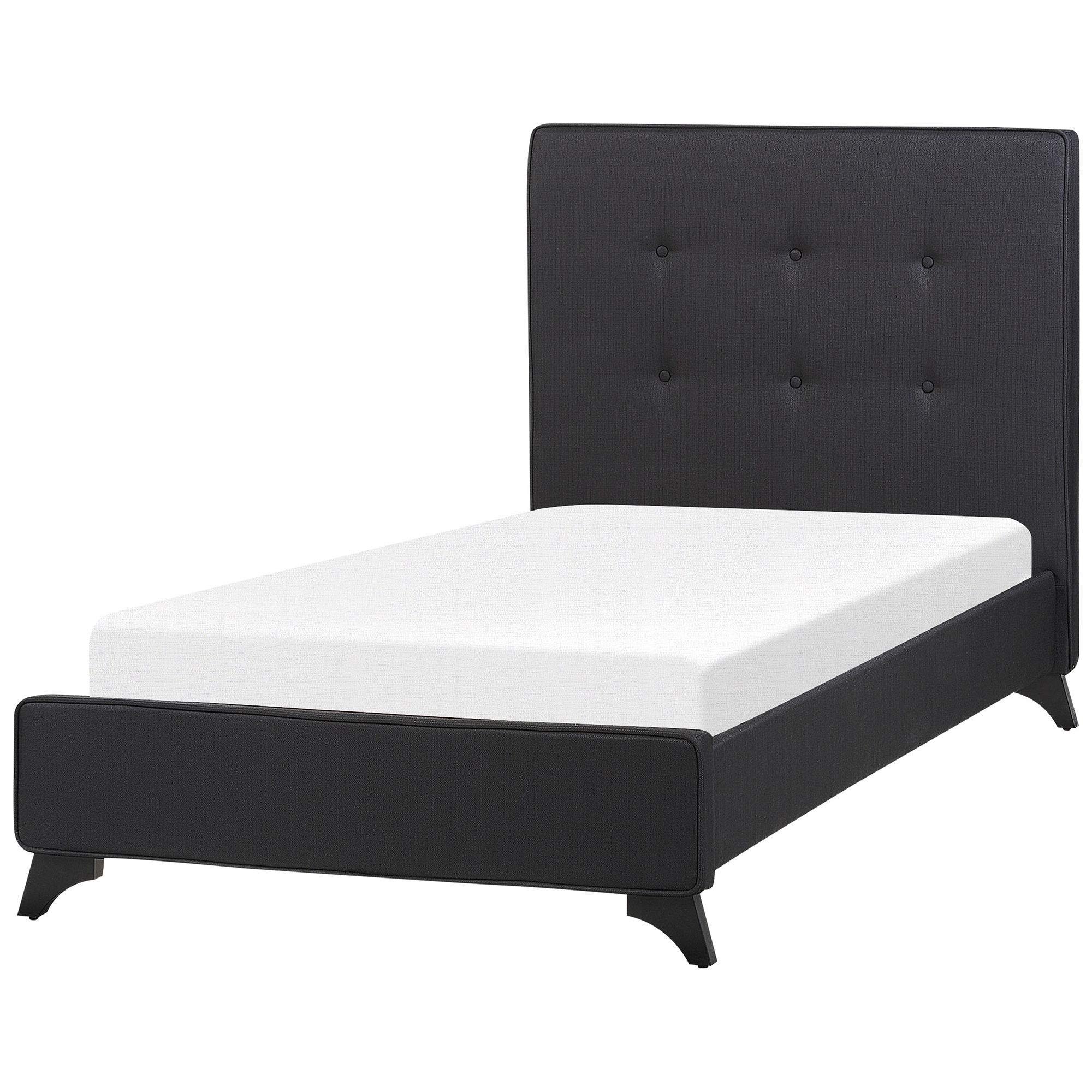 Sänky kangas musta 90 x 200 cm AMBASSADOR