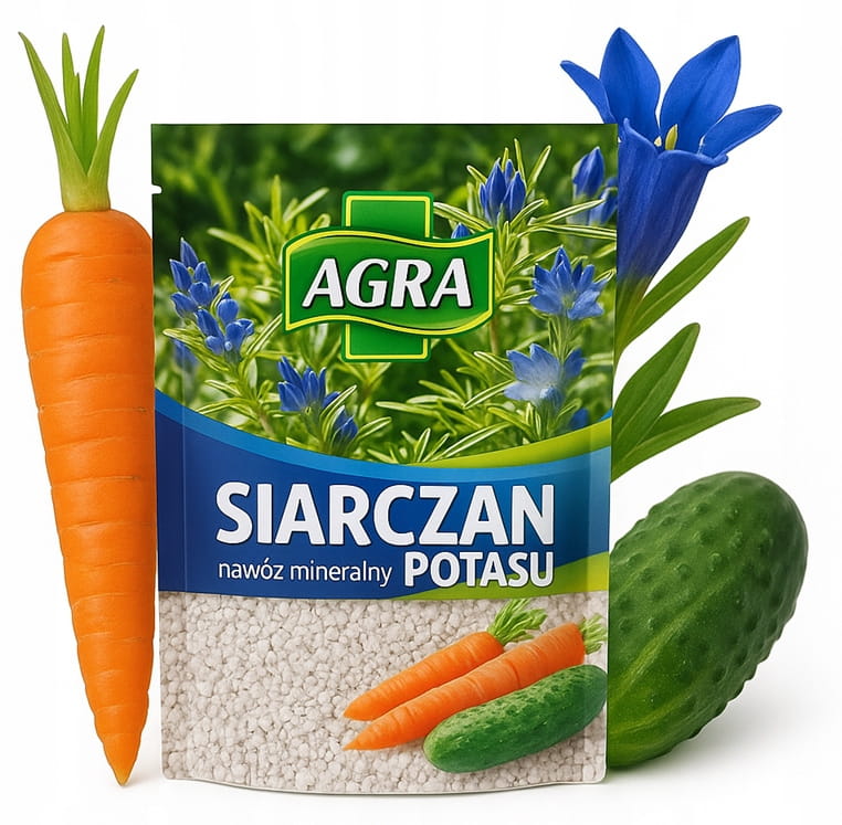 Rakeinen kaliumsulfaatti 5kg Mineraalilannoite kaliumilla ja rikillä