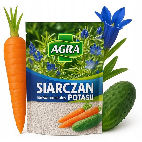 Rakeinen kaliumsulfaatti 5kg Mineraalilannoite kaliumilla ja rikillä