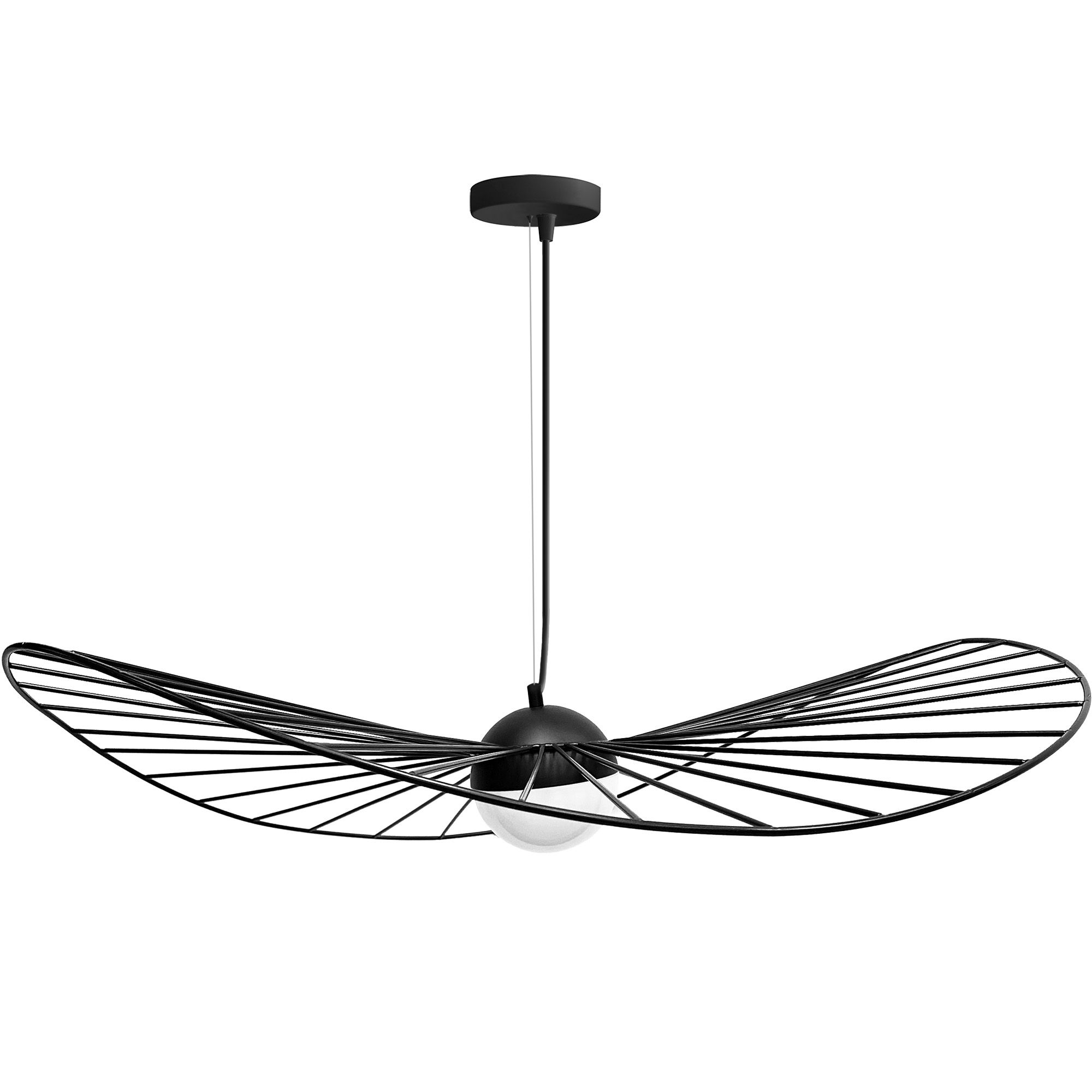 TOOLIGHT riippuva kattovalaisin LED APP652-1CP musta, 80x80x12cm