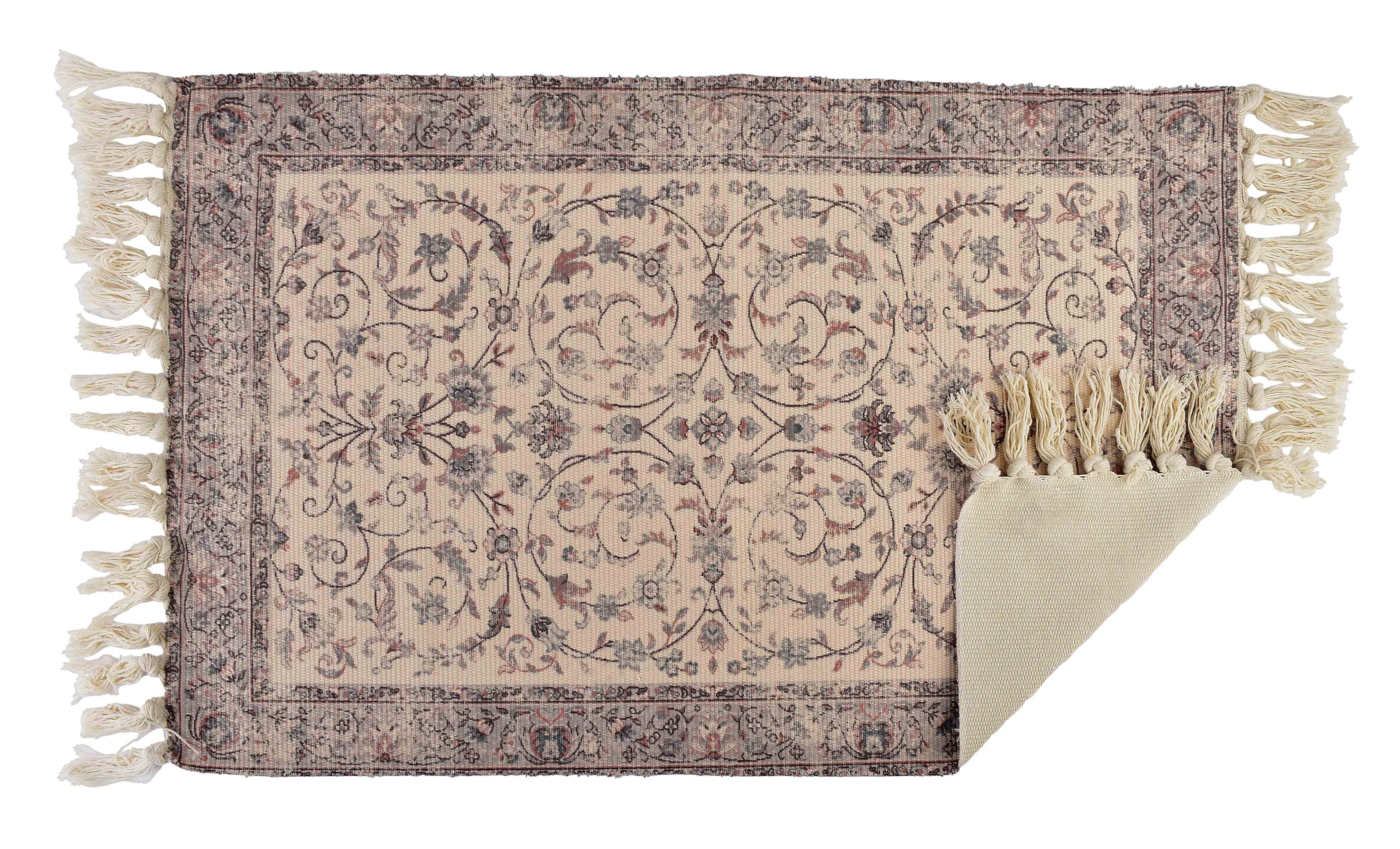 Matto polyesteri-puuvilla ORIENT 90x60 cm luonnonvärit 1 kpl