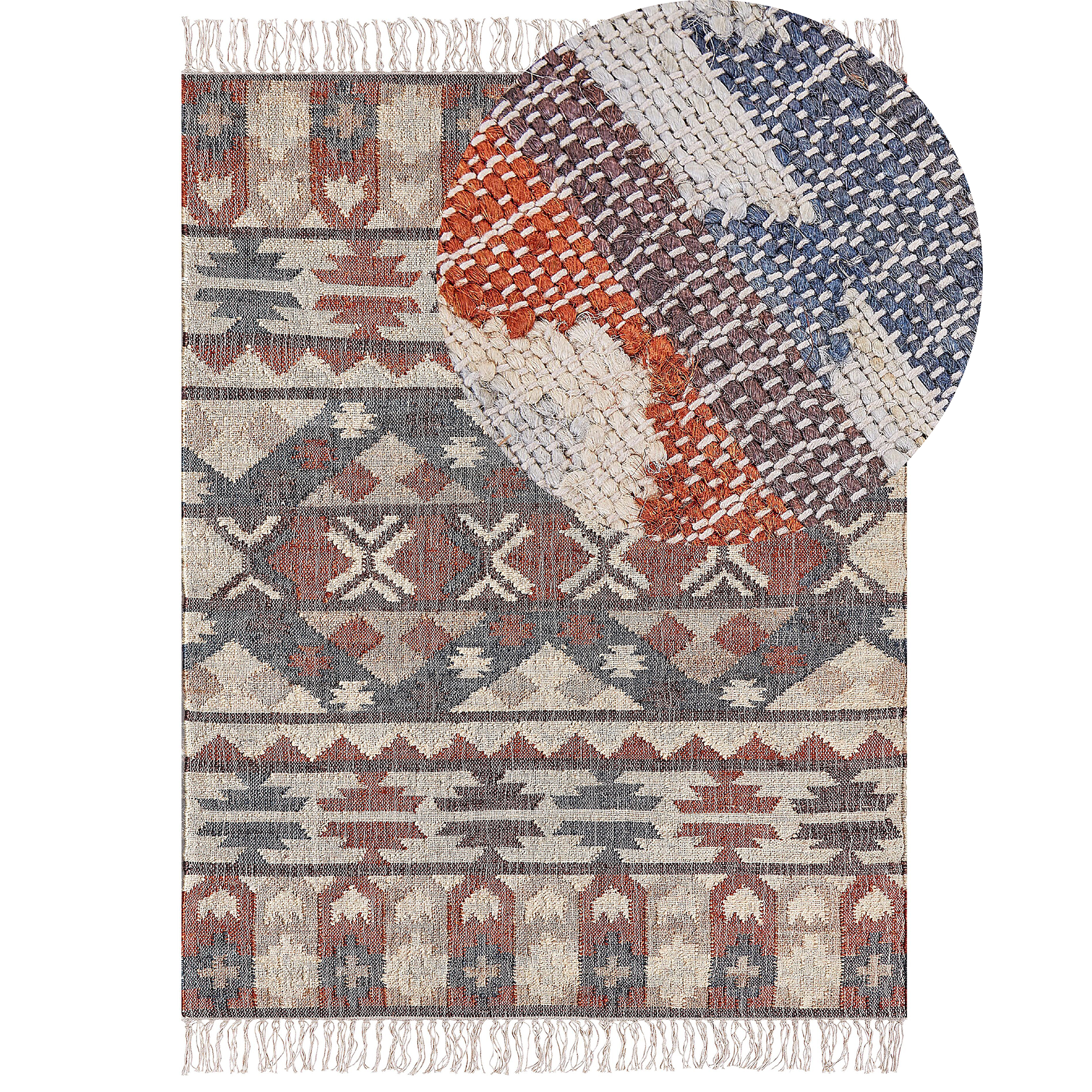 Matto KALFA Monivärinen 160 x 230 cm juutti