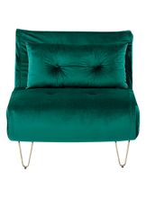 Vuodetuoli VESTFOLD sametti Tummanvihreä