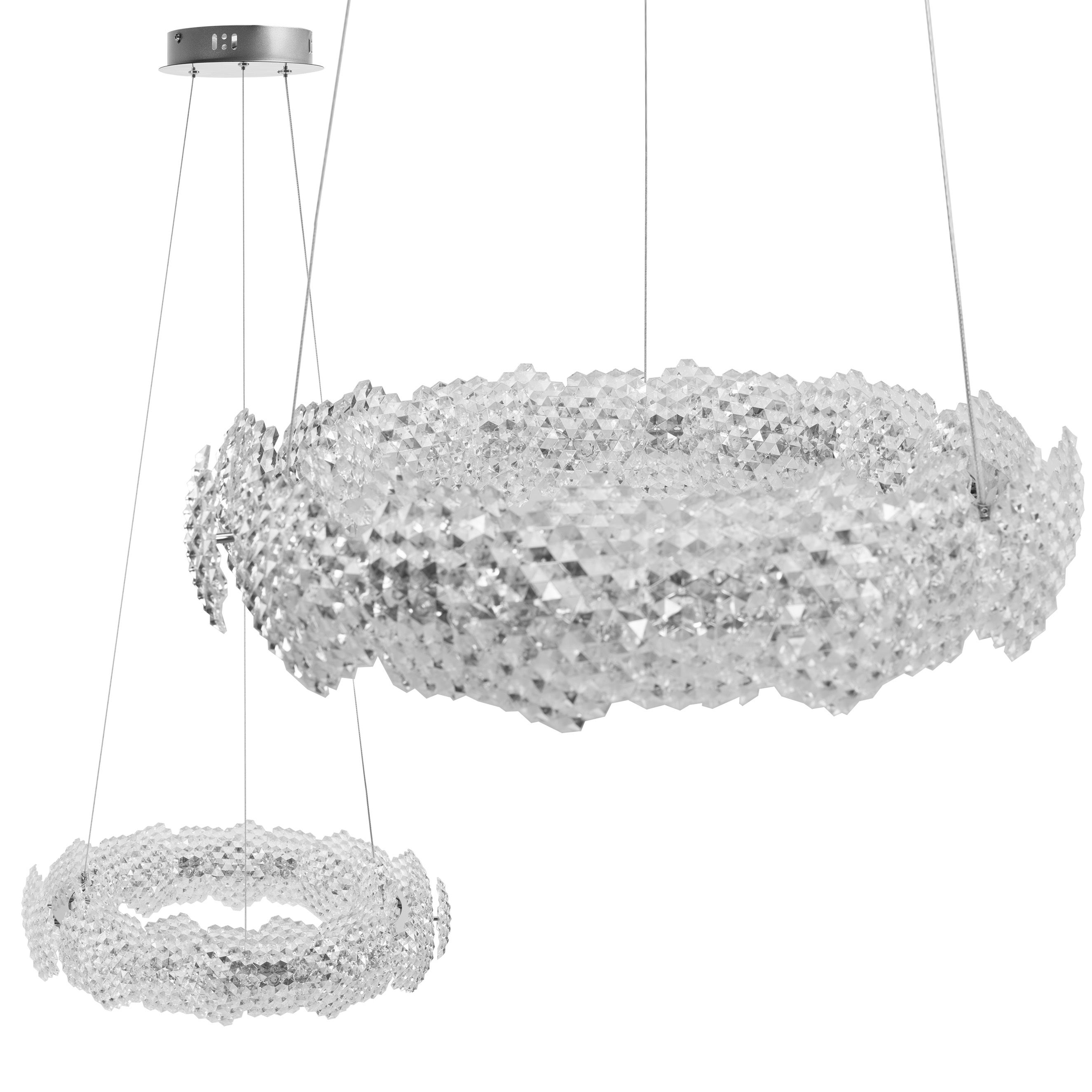 TOOLIGHT riippuva kattovalaisin MS017-CP kromi, 57x57x90cm