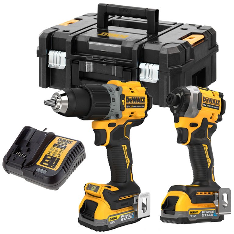 DeWalt DCK2050E2T XR 18V -Akkutyökalusetti 2x 1,7 Ah