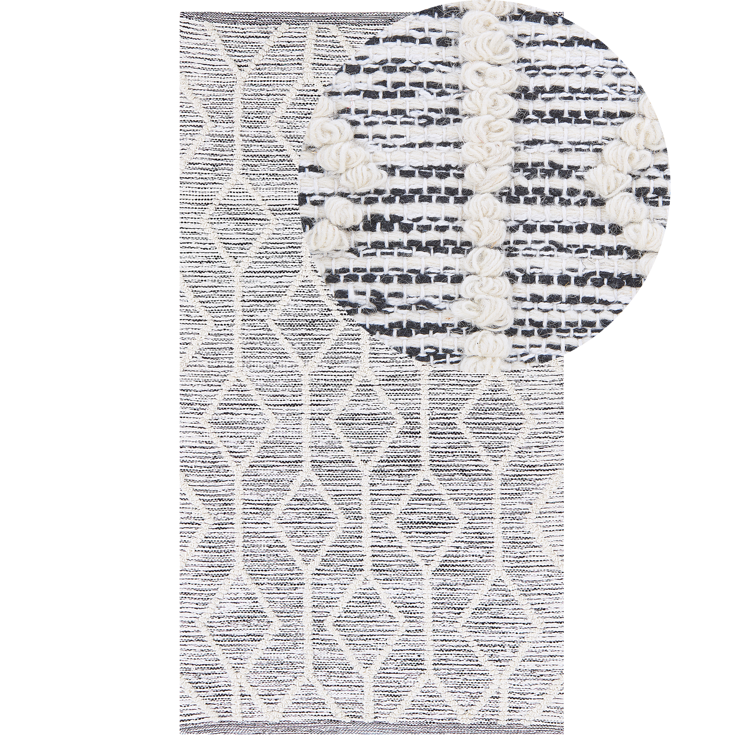 Matto EDREMIT Harmaa 80 x 150 cm Villa