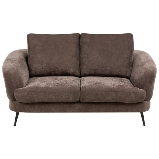Sohva 2-istuttava KJAER chenille Tummanruskea