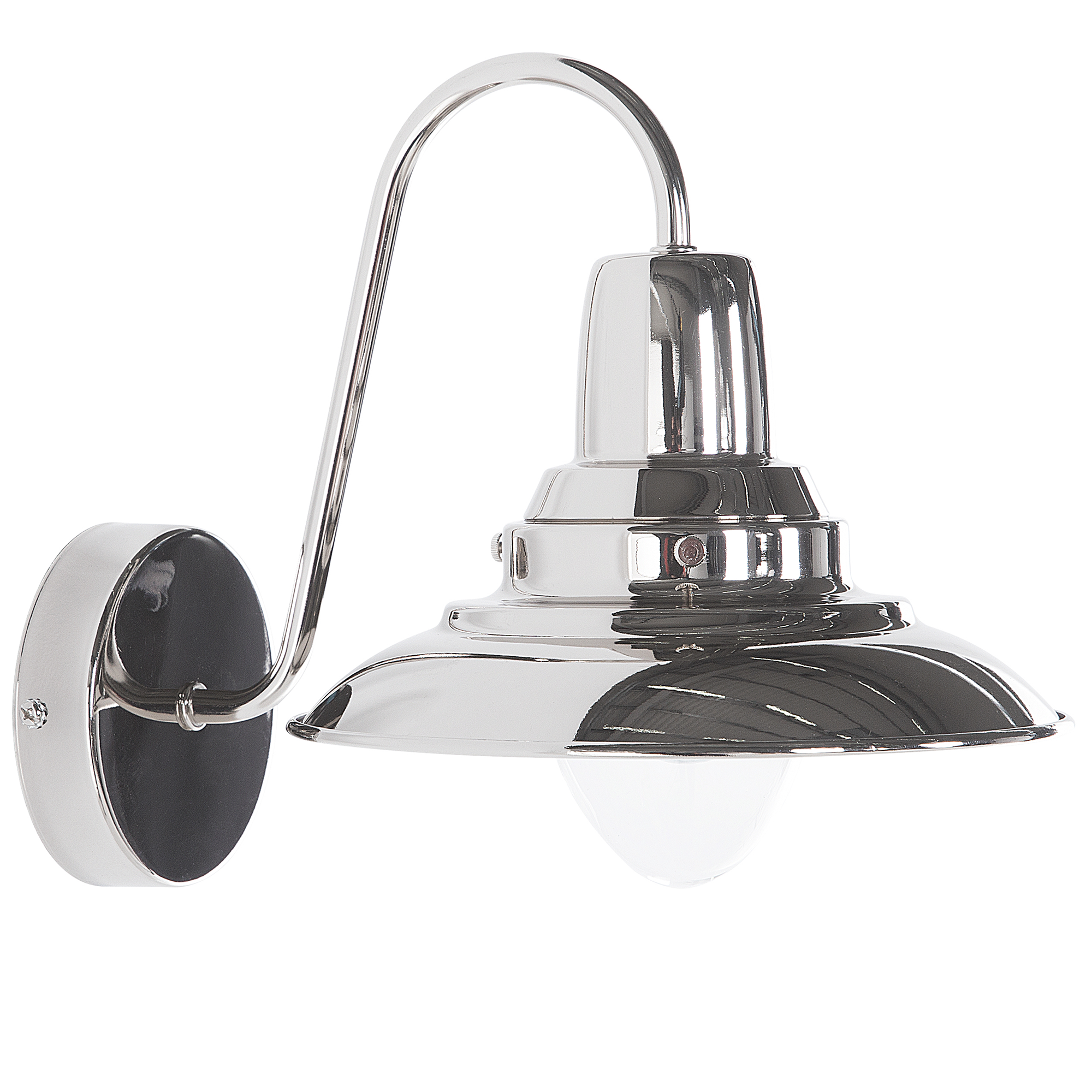 Seinävalaisin LUZA metalli Hopea