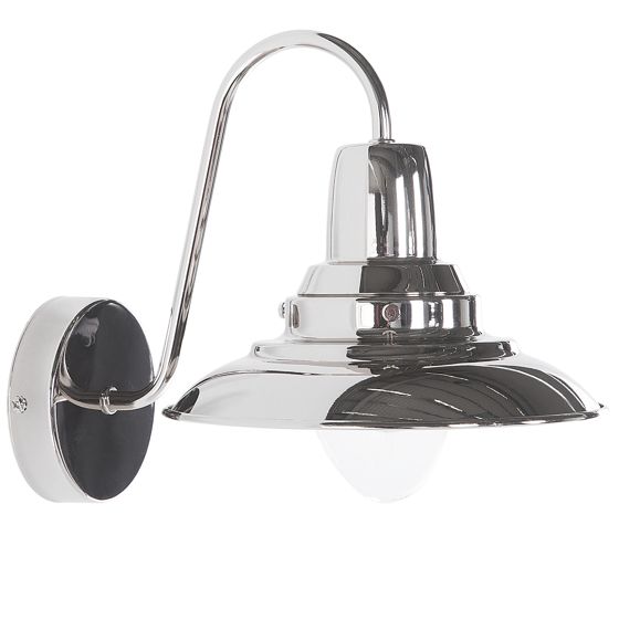 Seinävalaisin LUZA metalli Hopea