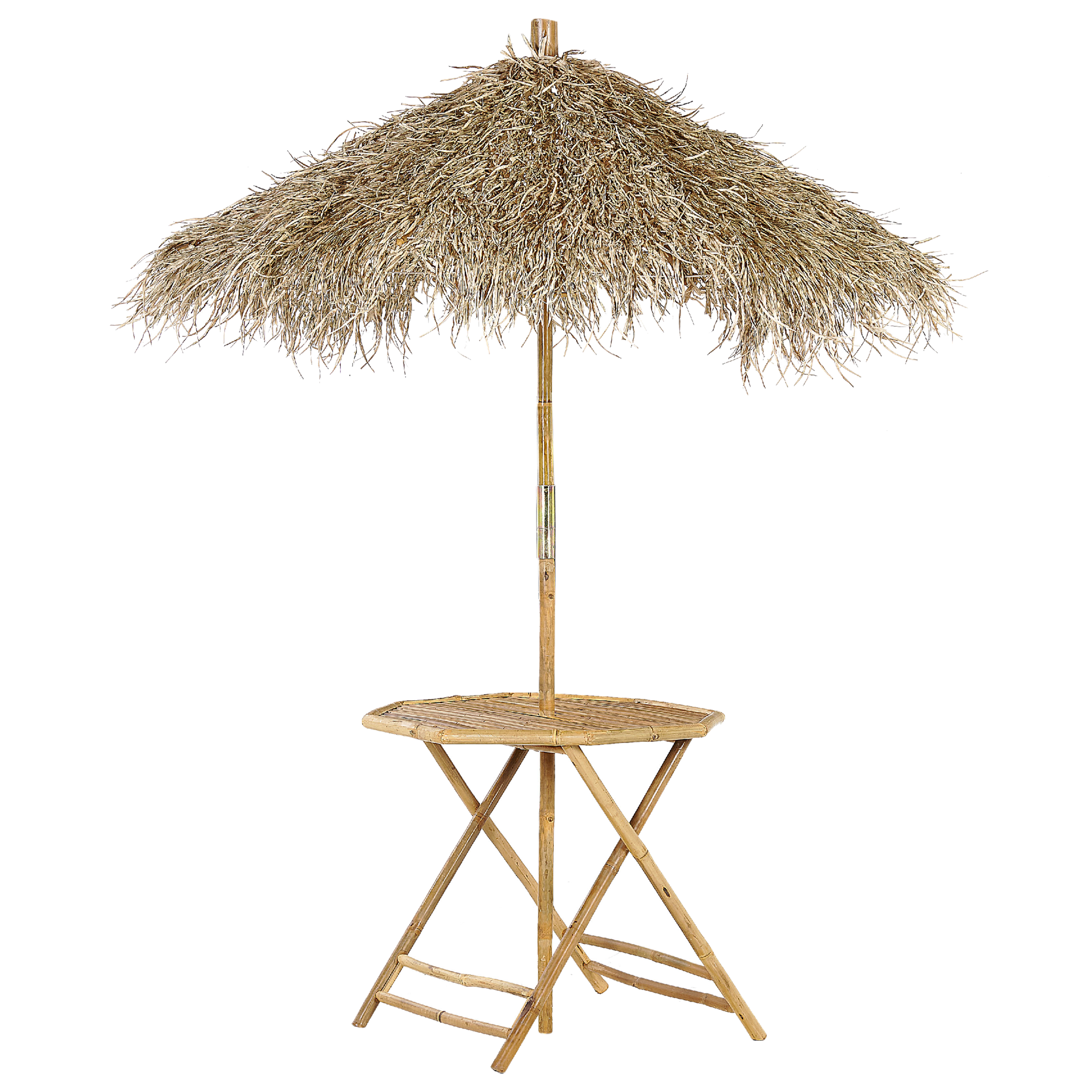 Bistropöytä MOLISE 85 cm 85 cm Bambu Vaaleanruskea