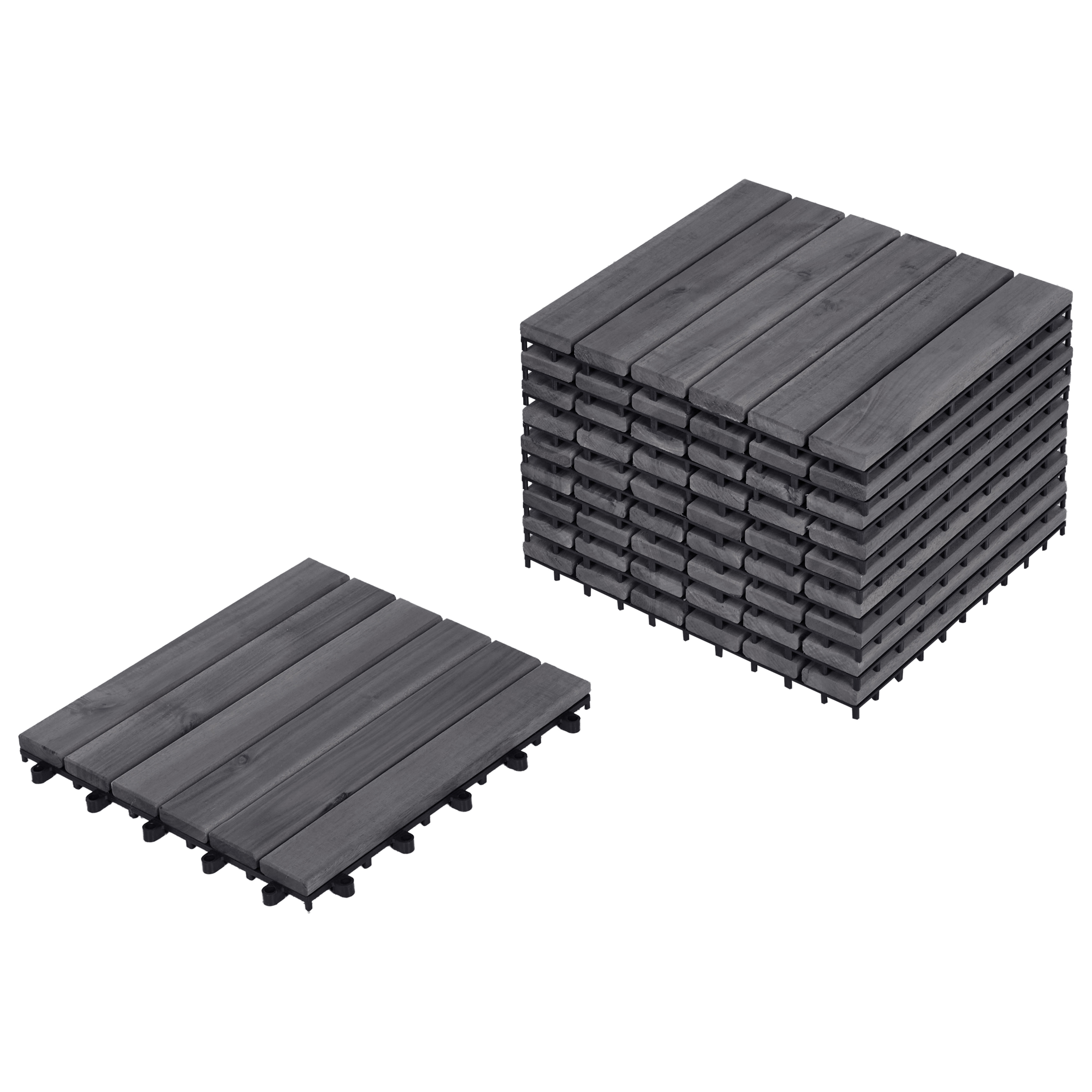 Terassilaatta ACCETTURA sertifioitu akaasia Harmaa