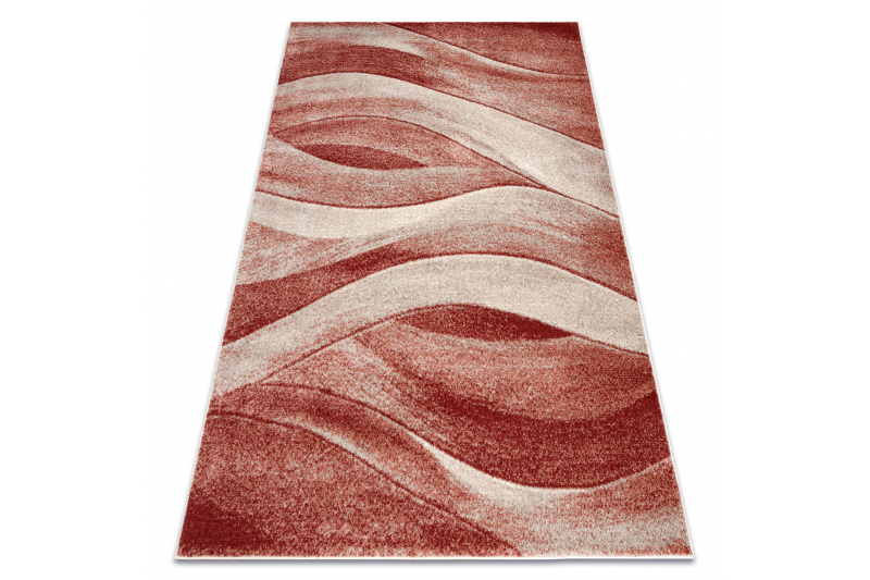 Matto FUSION 1617 beige / terrakotta - Aallot, moderni 140x190 cm