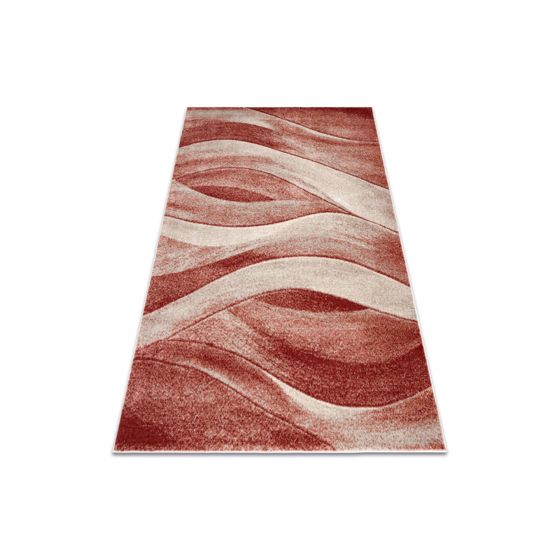 Matto FUSION 1617 beige / terrakotta - Aallot, moderni 140x190 cm