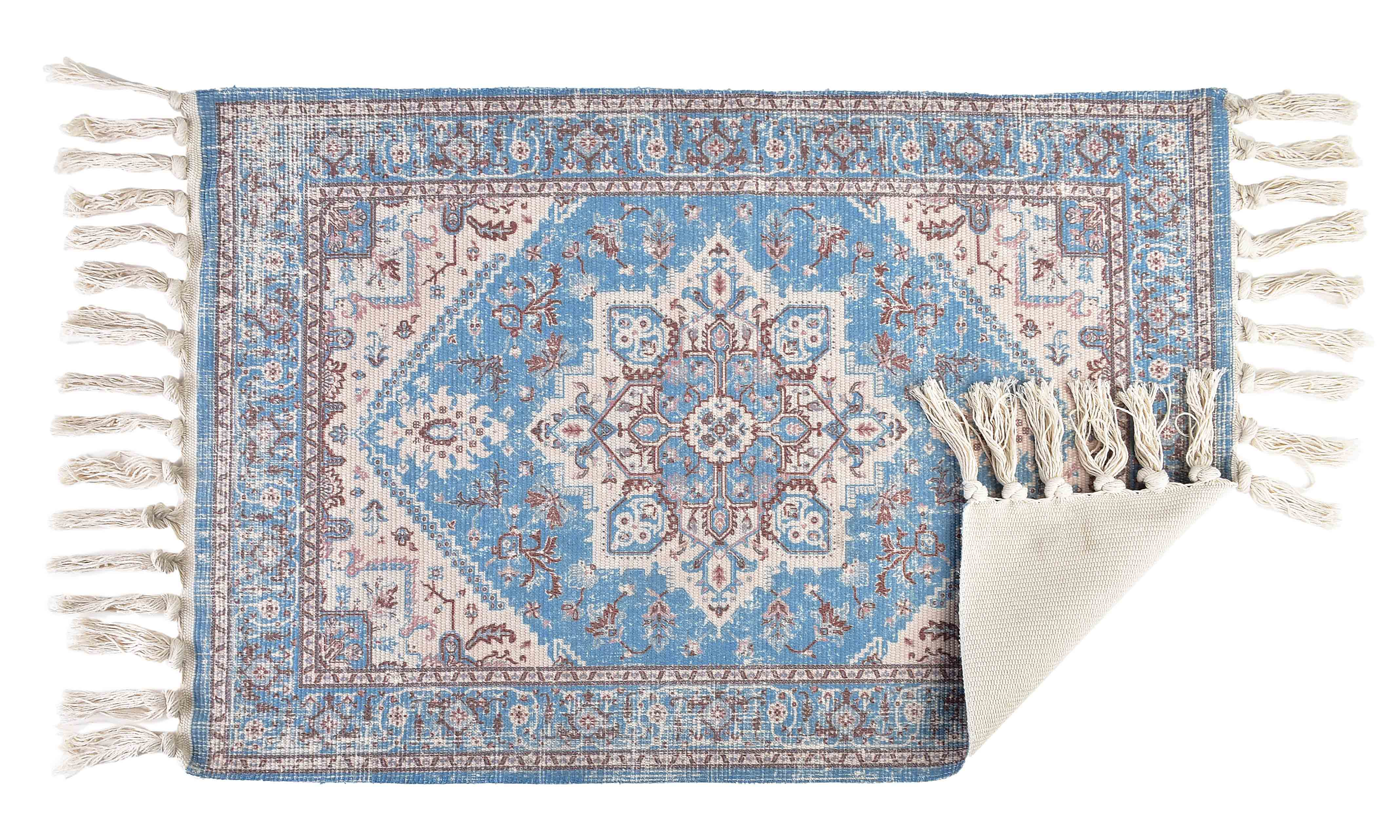 Matto polyesteri-puuvilla ORIENT 90x60 cm luonnonsävyt 1 kpl