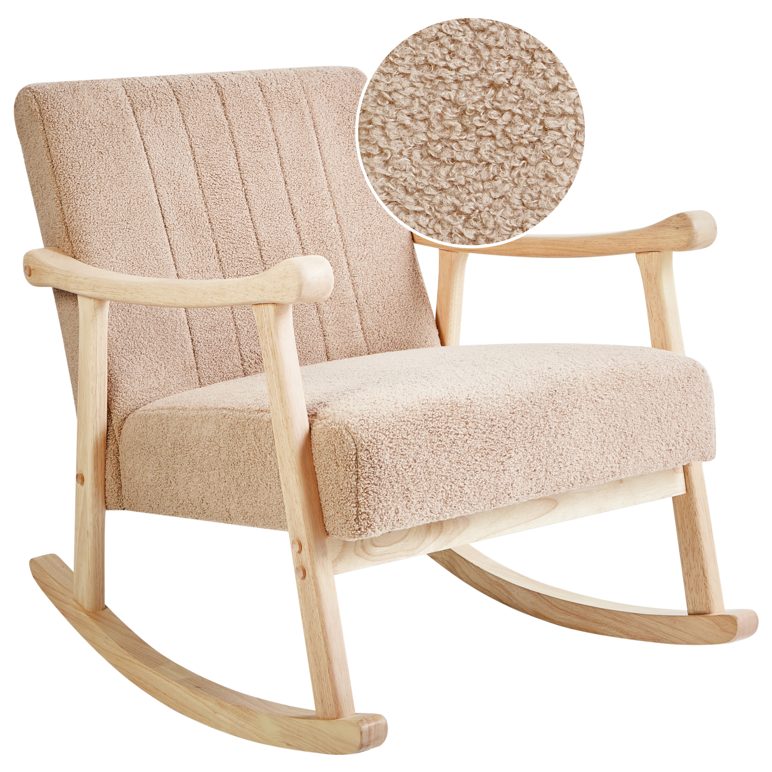 Keinutuoli LEKNES Buklee Beige