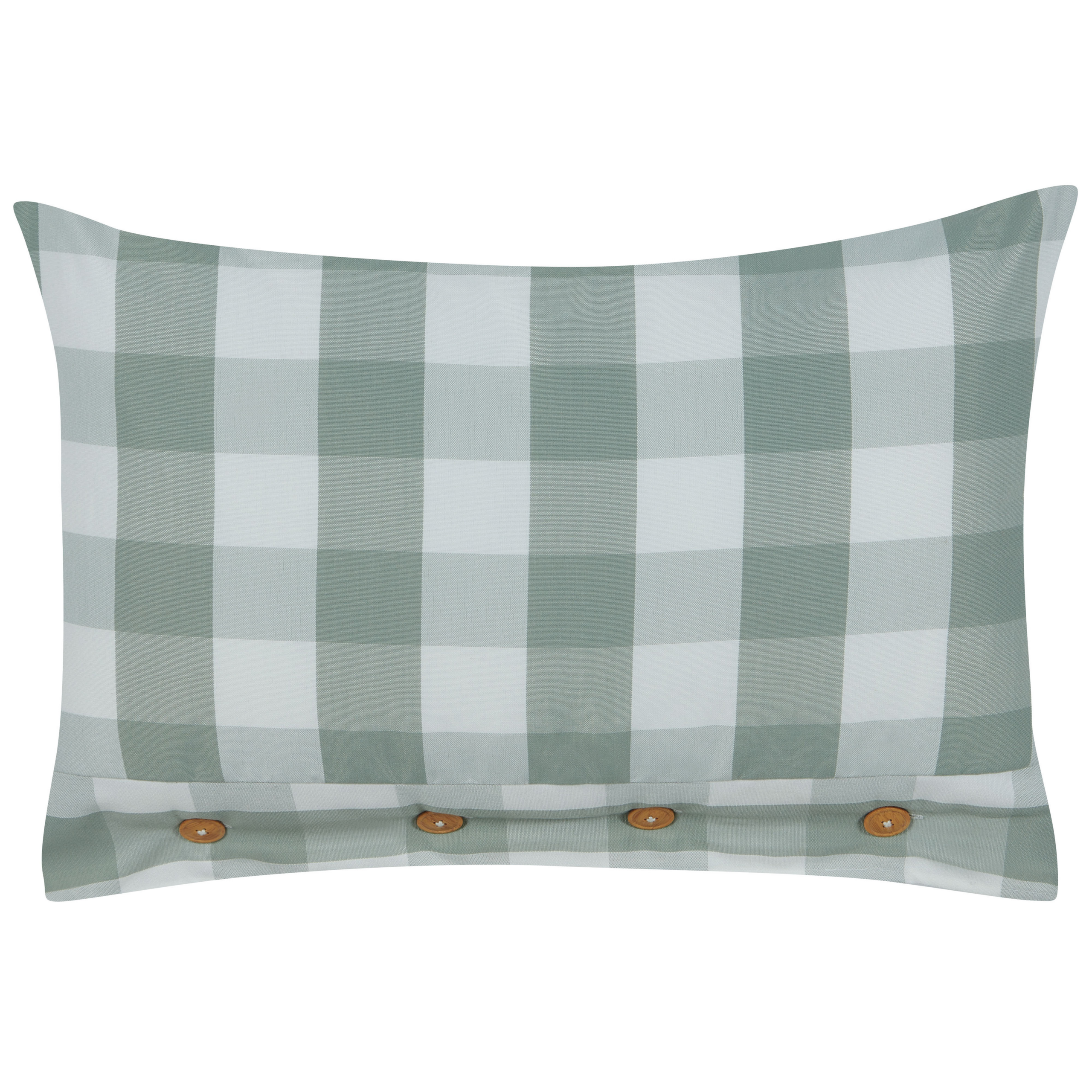 Koristetyyny TAMNINE 40 x 60 cm Mintunvihreä Ruutukuvio