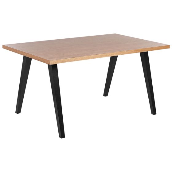 Ruokapöytä LENISTER Ruskea/musta 150 cm 90 cm