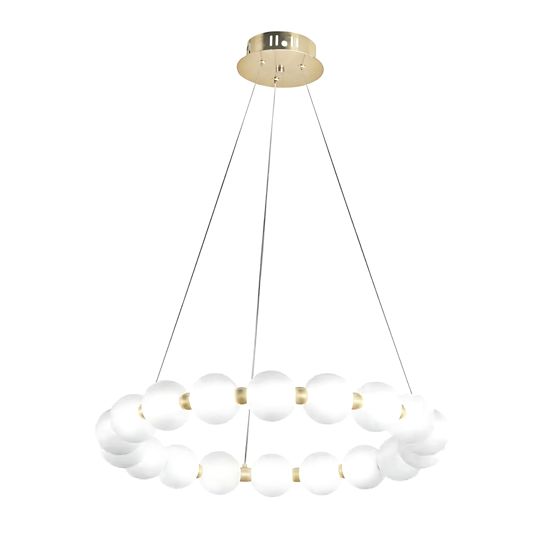 TOOLIGHT riippuva kattovalaisin LED G025-CP kulta, 58x58x90cm
